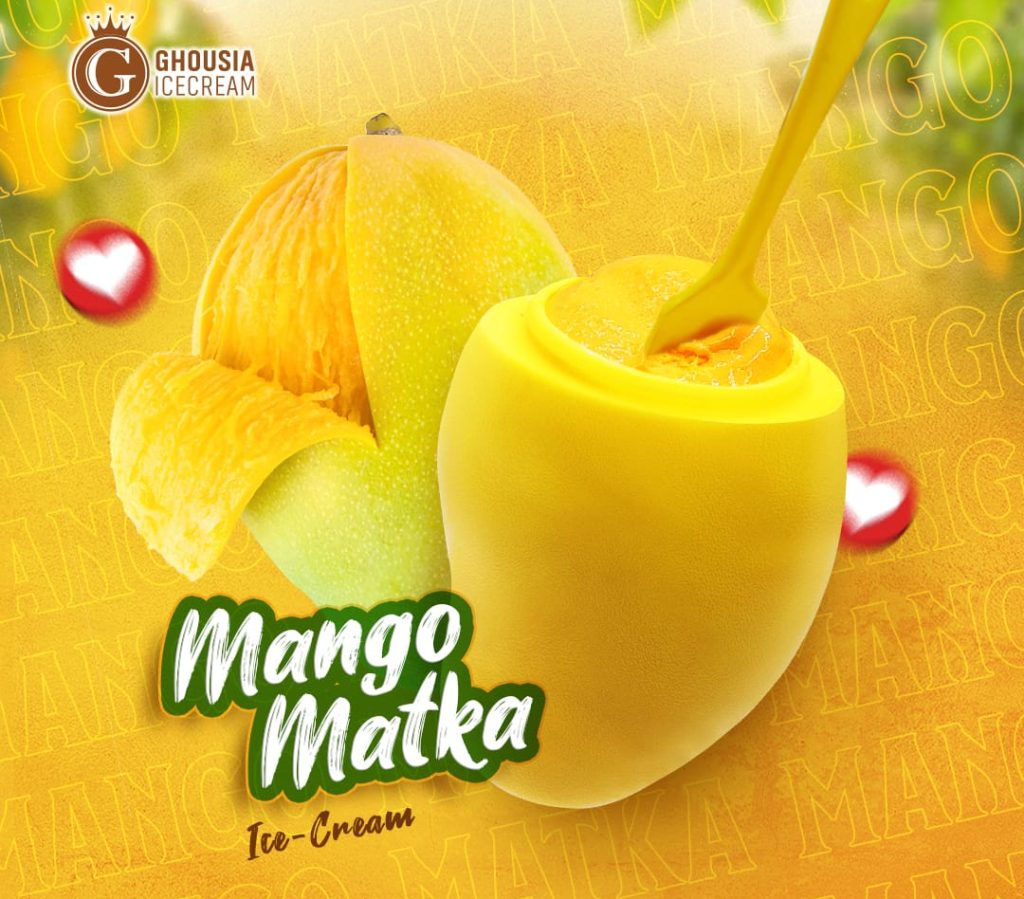Fresh mango kulfi and seasonal ice creams in multan